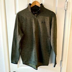 Under Armour - Golf 1/4 Zip - Size Small - Dark Green A Like-New